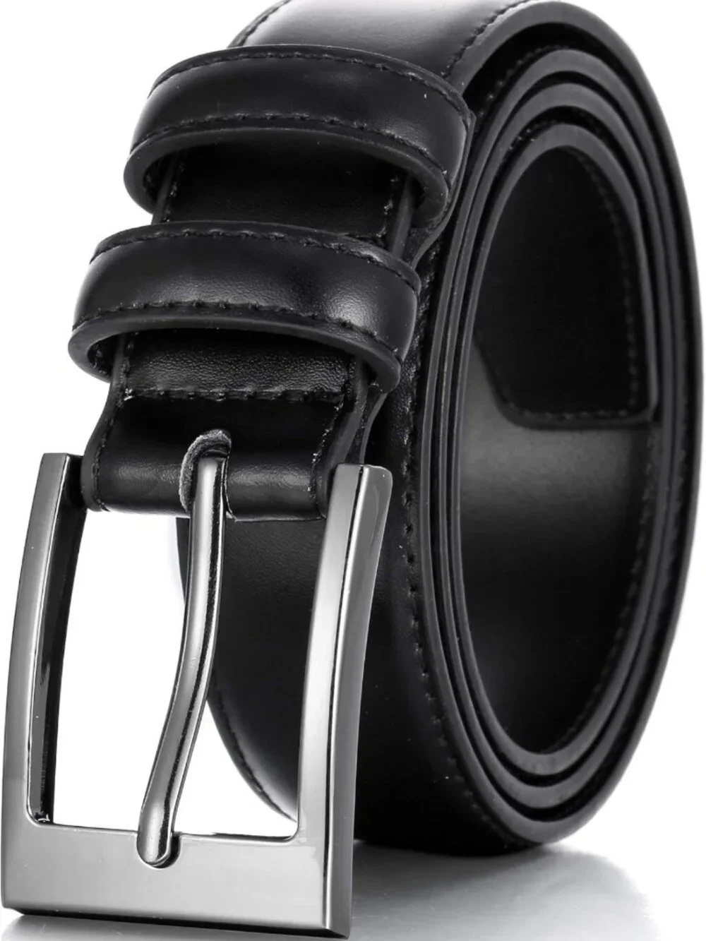 Genuine Leather Dress Belt for Men, Casual Style, Perfect Gift Boxed Accessory